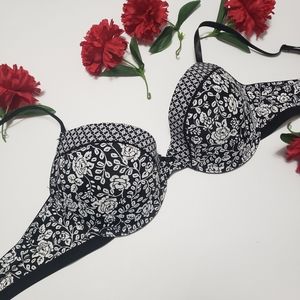 Laura Ashley | floral push-up bra